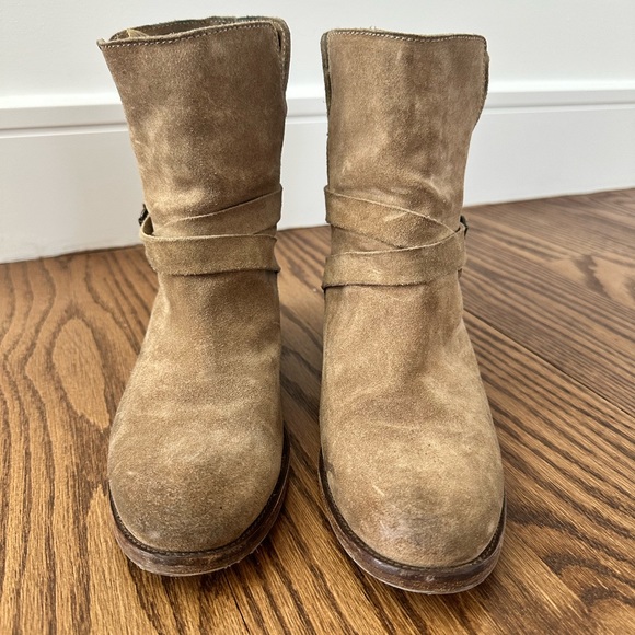 J. Crew tan leather booties size 7.5 - Picture 11 of 16
